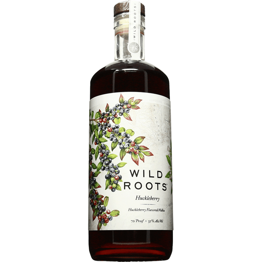 Wild Roots Huckleberry Vodka 750 ml - Cork & Mash