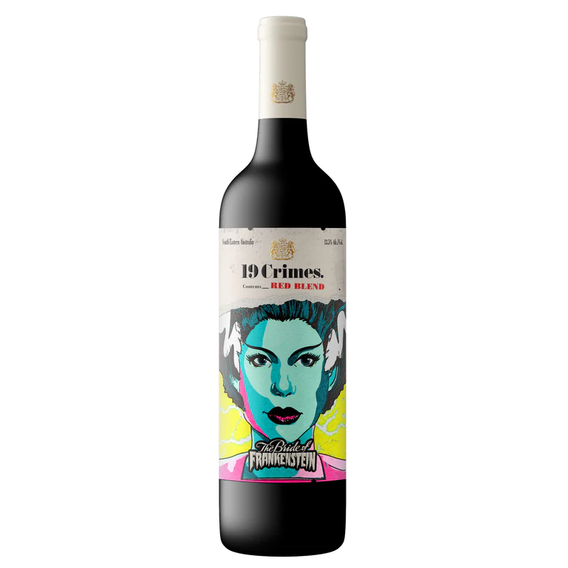 19 Crimes The Bride of Frankenstein Red Blend