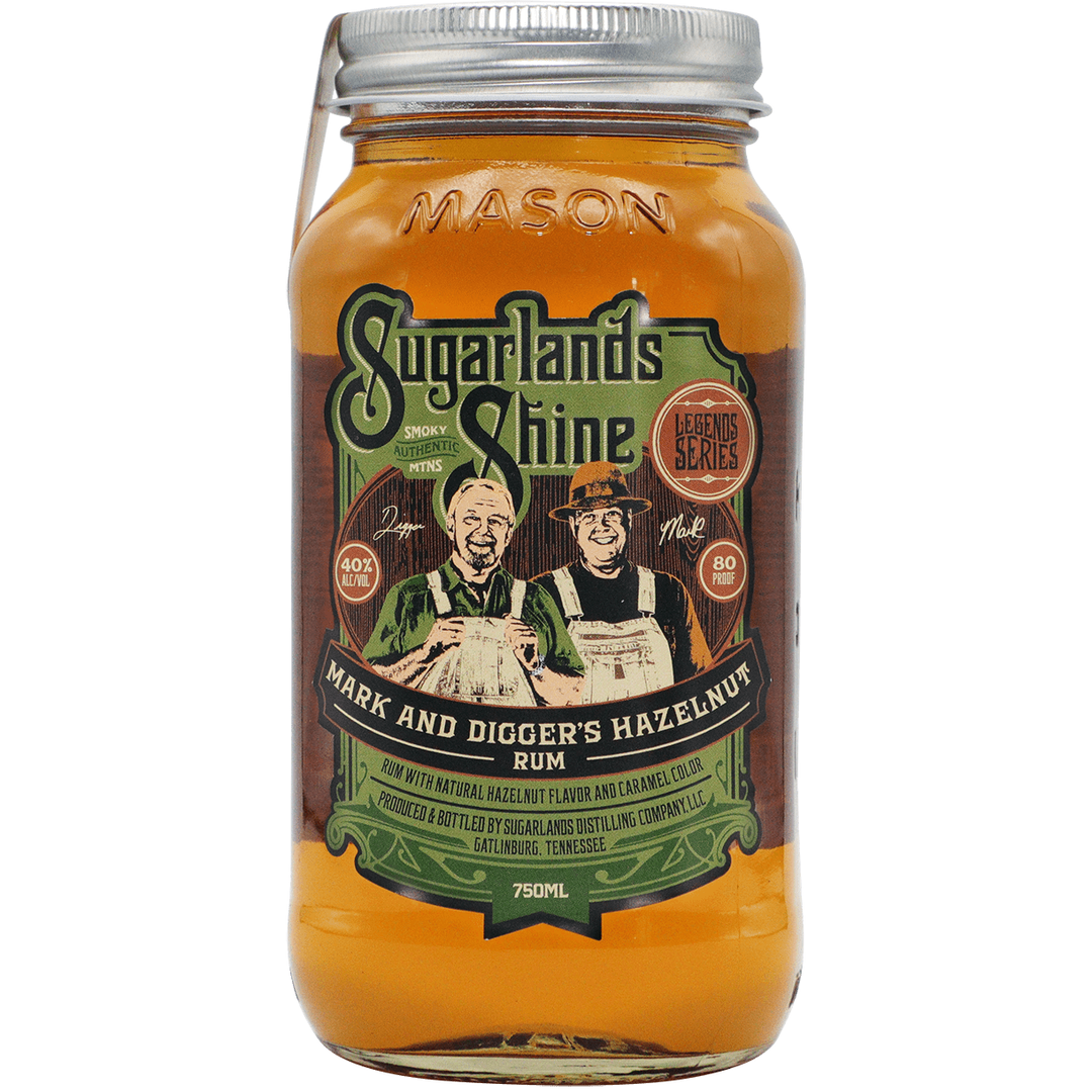 Sugarlands Shine Mark & Digger's Hazelnut Rum - Cork & Mash