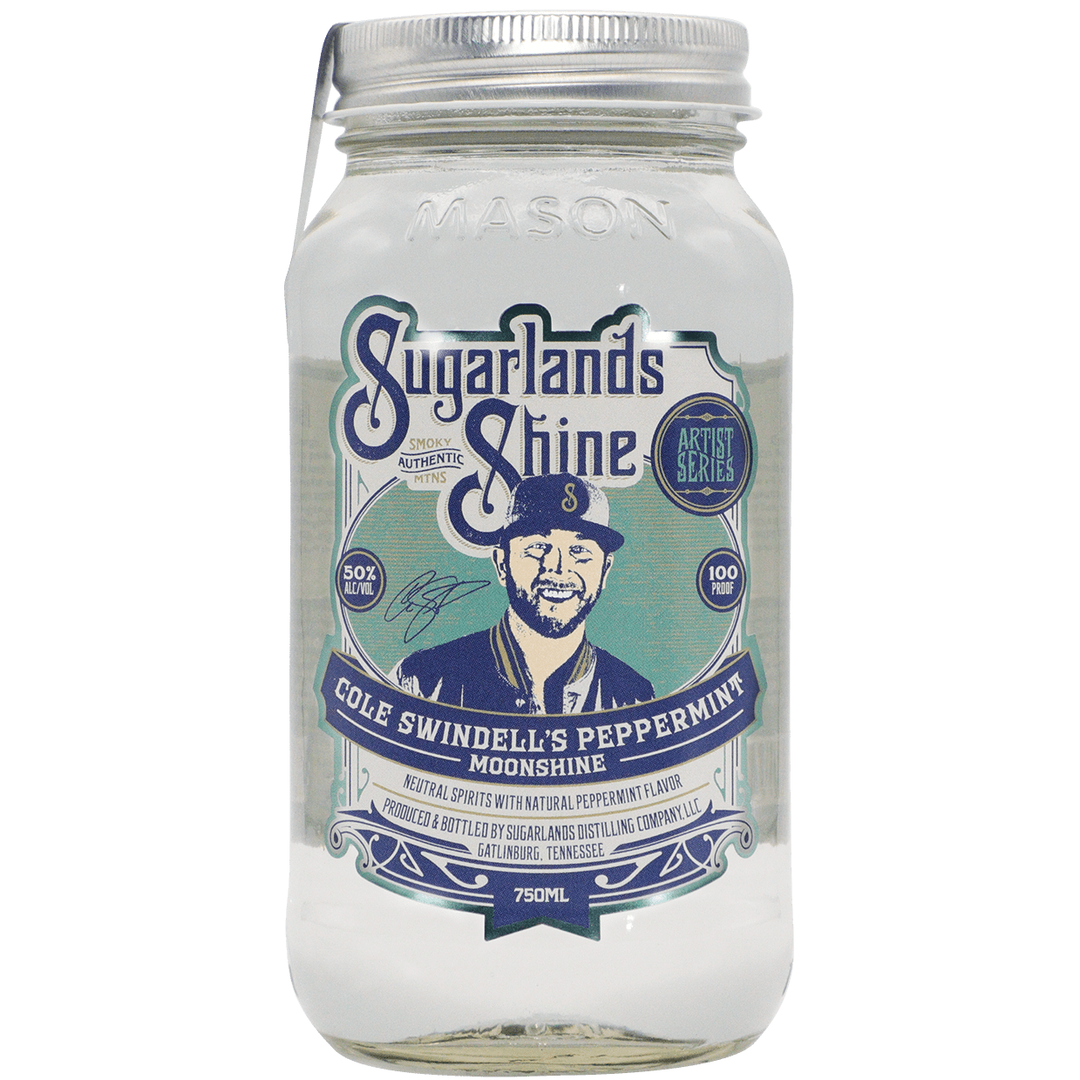 Sugarlands Shine Cole Swindell's Peppermint Moonshine - Cork & Mash