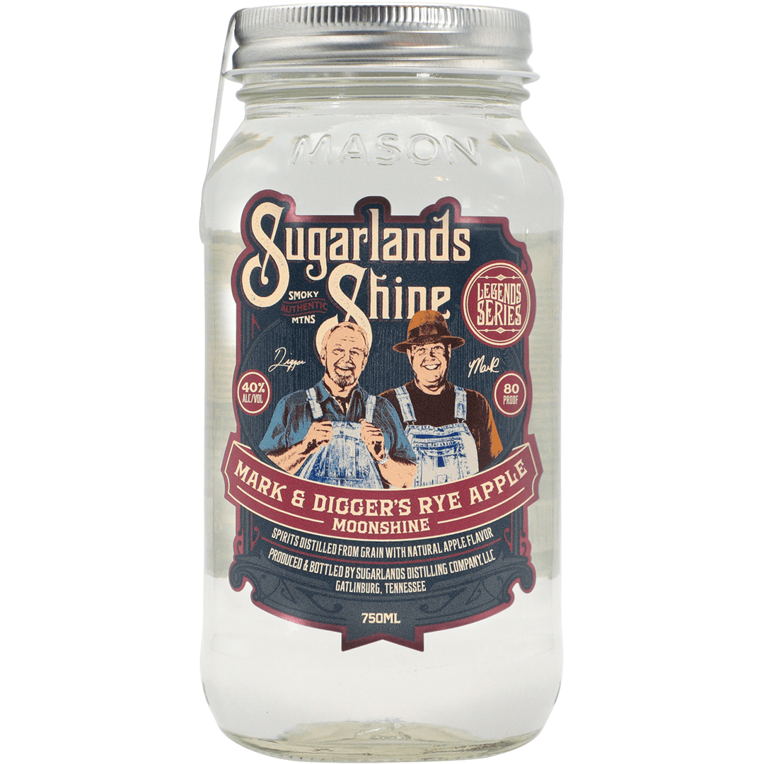 Sugarlands Shine Mark & Digger’s Rye Apple Moonshine - Cork & Mash