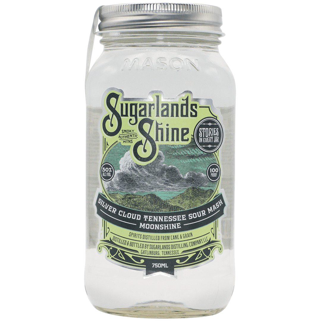 Sugarlands Shine Silver Cloud Tennessee Sour Mash Moonshine - Cork & Mash