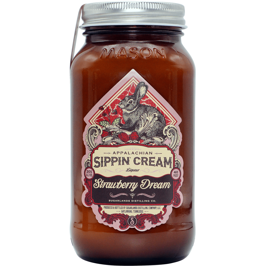 Sugarlands Shine Strawberry Dream Appalachian Sippin' Cream - Cork & Mash