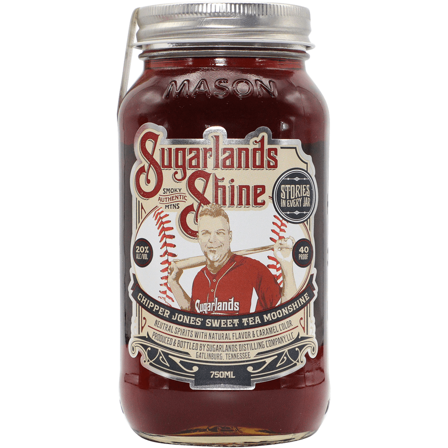 Sugarlands Shine Chipper Jones' Sweet Tea Moonshine - Cork & Mash