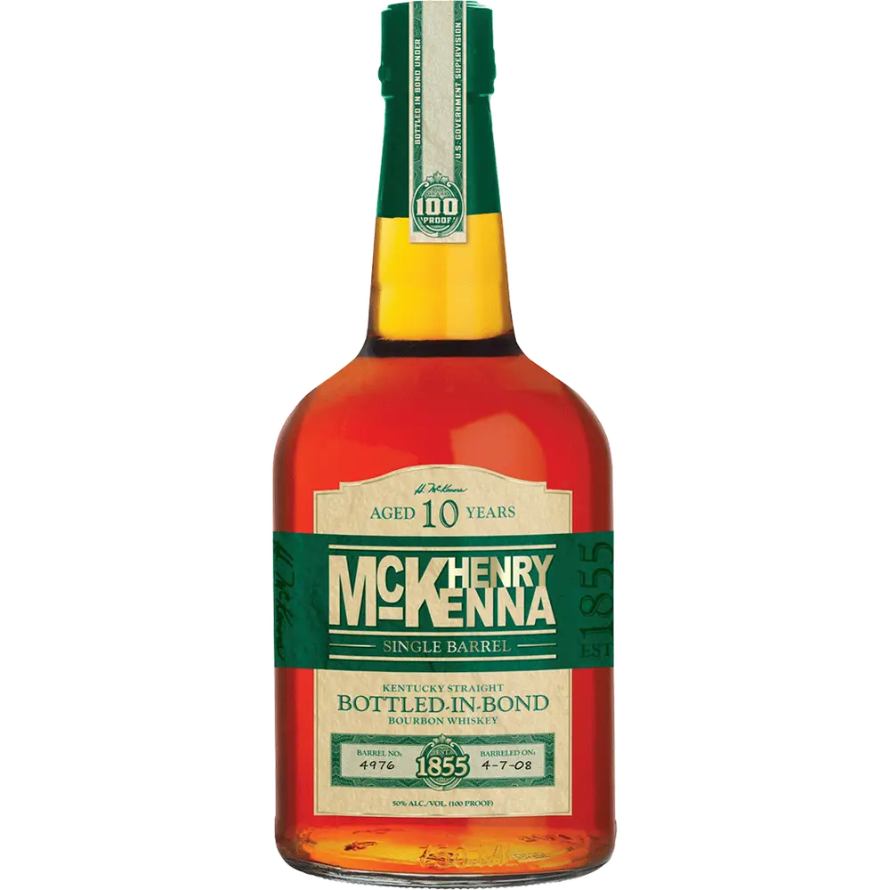 Henry McKenna 10 Year Single Barrel Bottled in Bond 750 ml - Cork & Mash