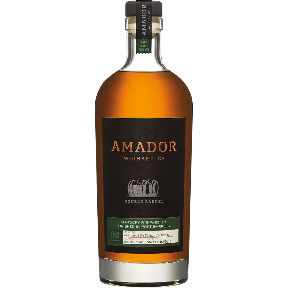 Amador Double Barrel Rye Whiskey Finished in Port Barrels