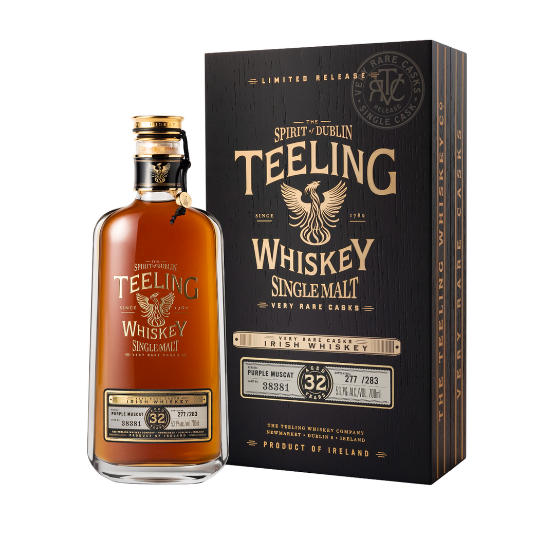 Teeling 32 Year Old Single Malt Irish Whiskey Purple Muscat Finish - Cork & Mash