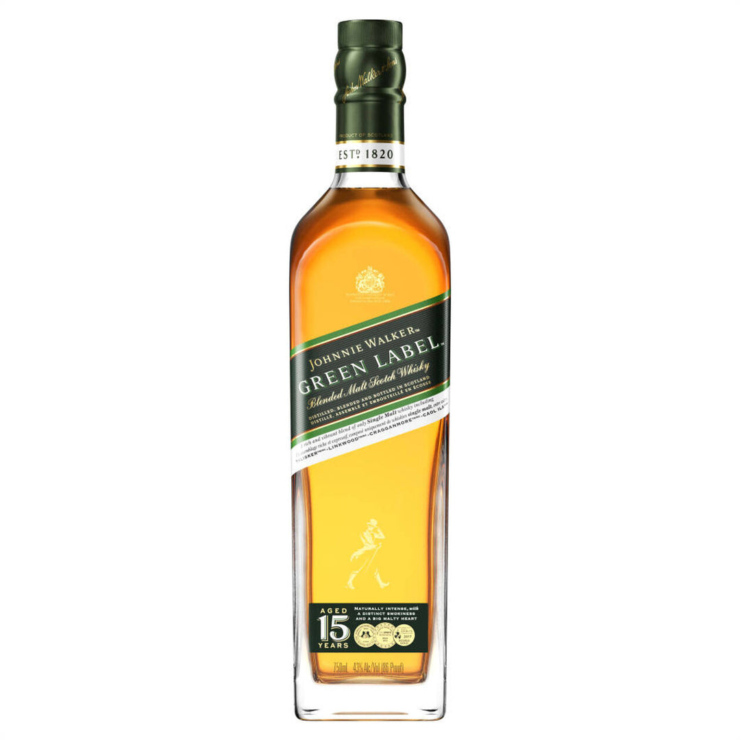 Johnnie Walker Green Label Blended Scotch Whisky - Cork & Mash