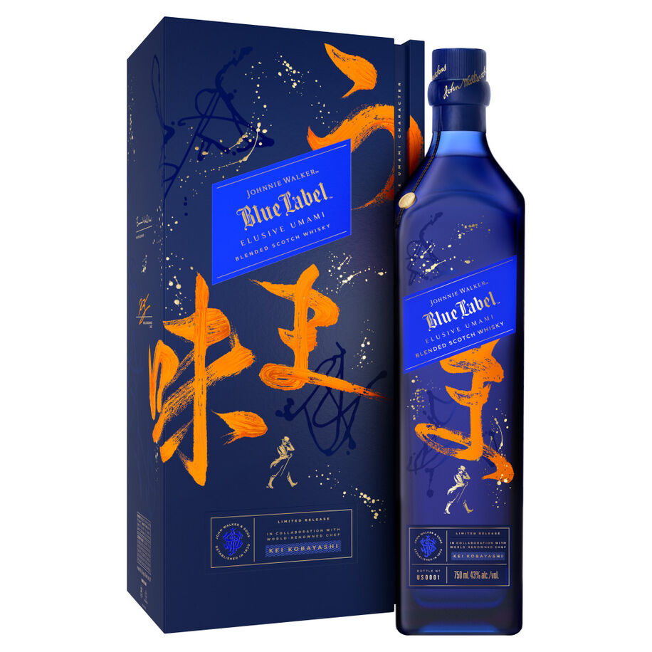 Johnnie Walker Blue Label Elusive Umami Blended Scotch Whisky - Cork & Mash