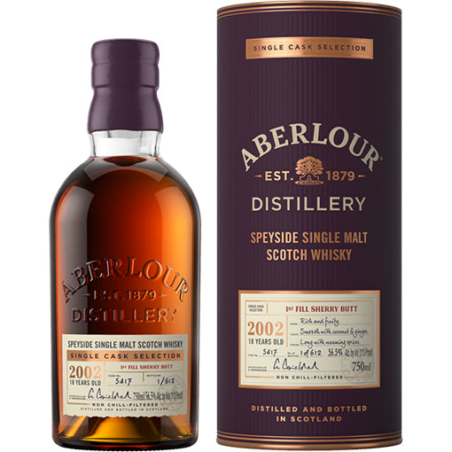 Aberlour 18 Year Old Single Cask Selection - Cork & Mash