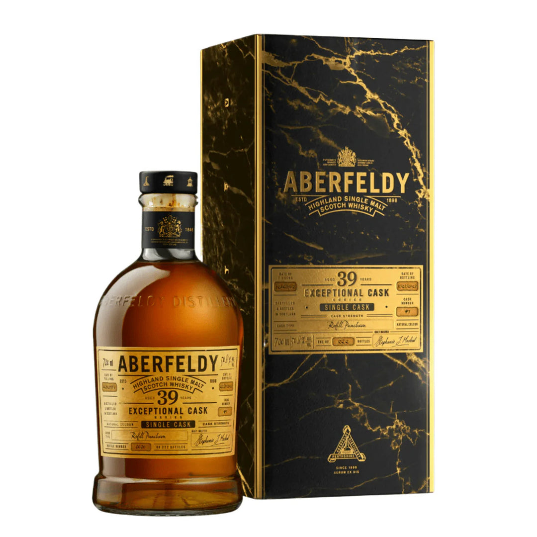 Aberfeldy Exceptional Cask Series Single Cask Strength 39 Year Old Scotch Whisky