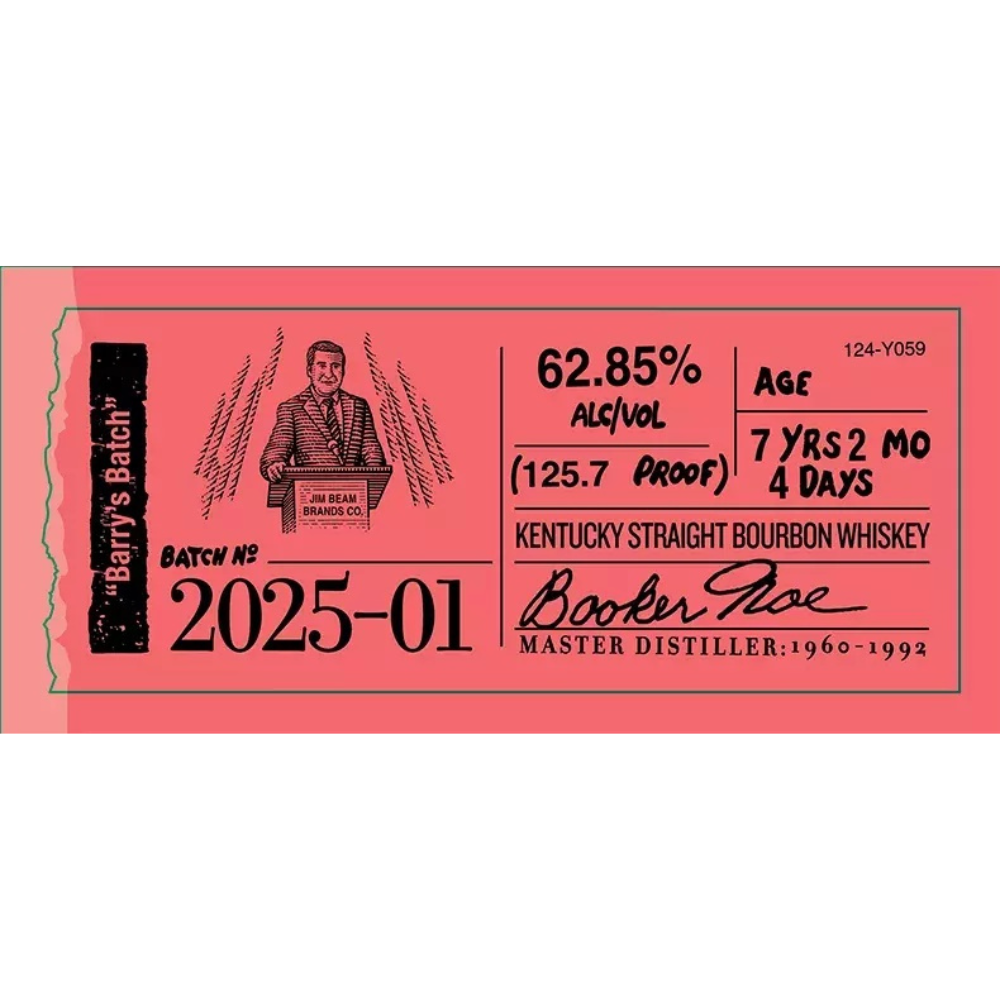 Booker’s Bourbon 2025-01 "Barry’s Batch"