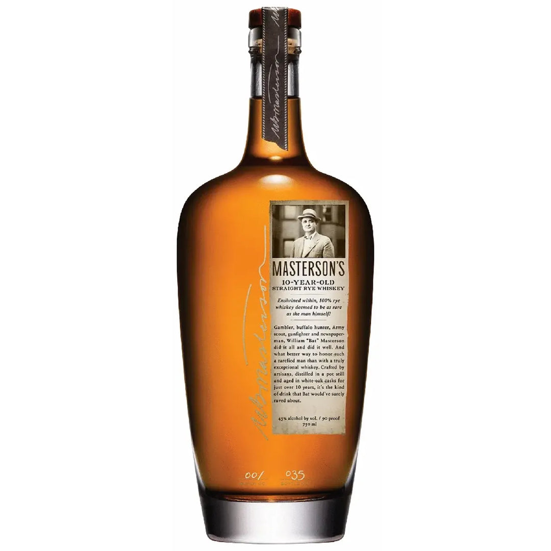 Masterson’s 10 Year Old Straight Rye Whiskey