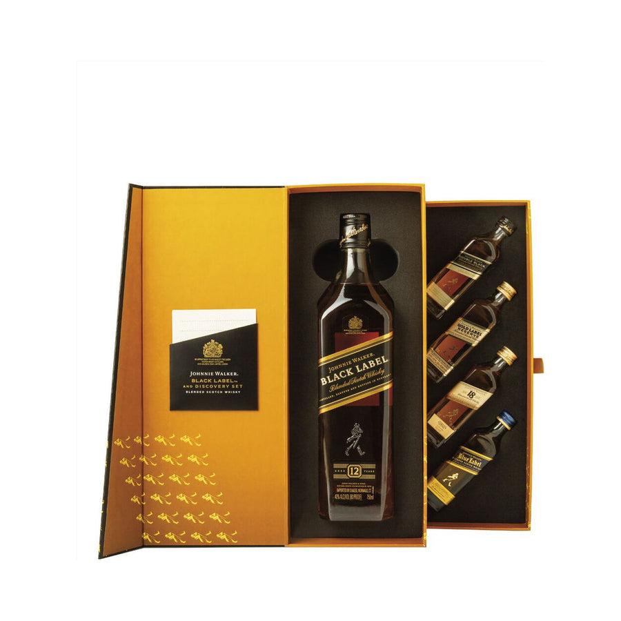 Johnnie Walker Black Label Plus Discovery Set - Cork & Mash