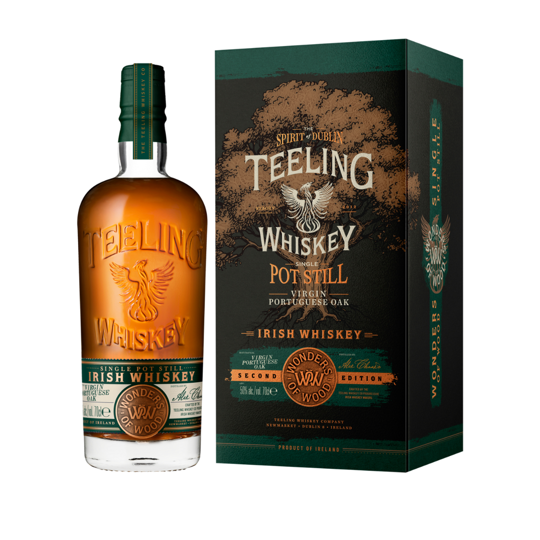 Teeling Wonders of Wood Single Pot Still Irish Whiskey Virgin Portuguese Oak Finish - Cork & Mash