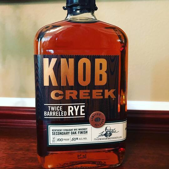 Knob Creek Twice Barreled Kentucky Straight Rye Whiskey 750 ml - Cork & Mash