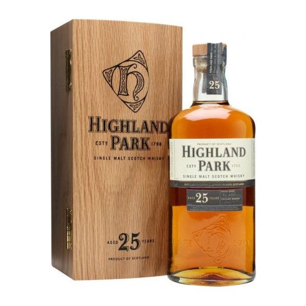 Highland park single malt 25 years 750 ml - Cork & Mash