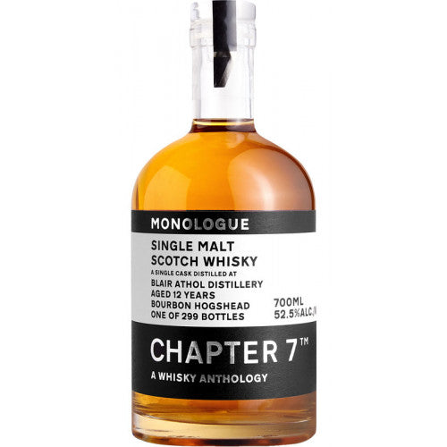 Chapter 7 MONOLOGUE BLAIR ATHOL 12 YEAR OLD BOURBON CASK 12 year 700ml - Cork & Mash