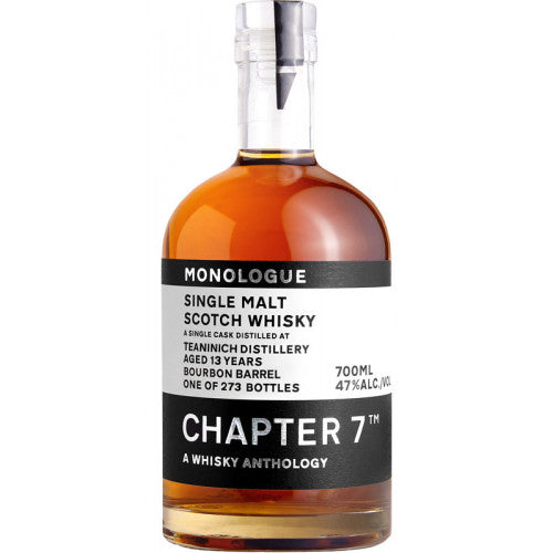 Chapter 7 Monologue 13 Year Old Teaninich 2008 Scotch Whisky 700ml - Cork & Mash