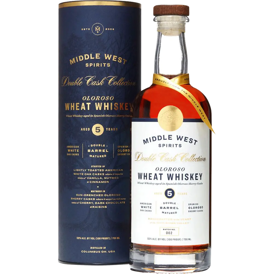 Middle West Spirits Double Cask Collection Oloroso Wheat Double Barrel Matured 5 year 750 ml - Cork & Mash