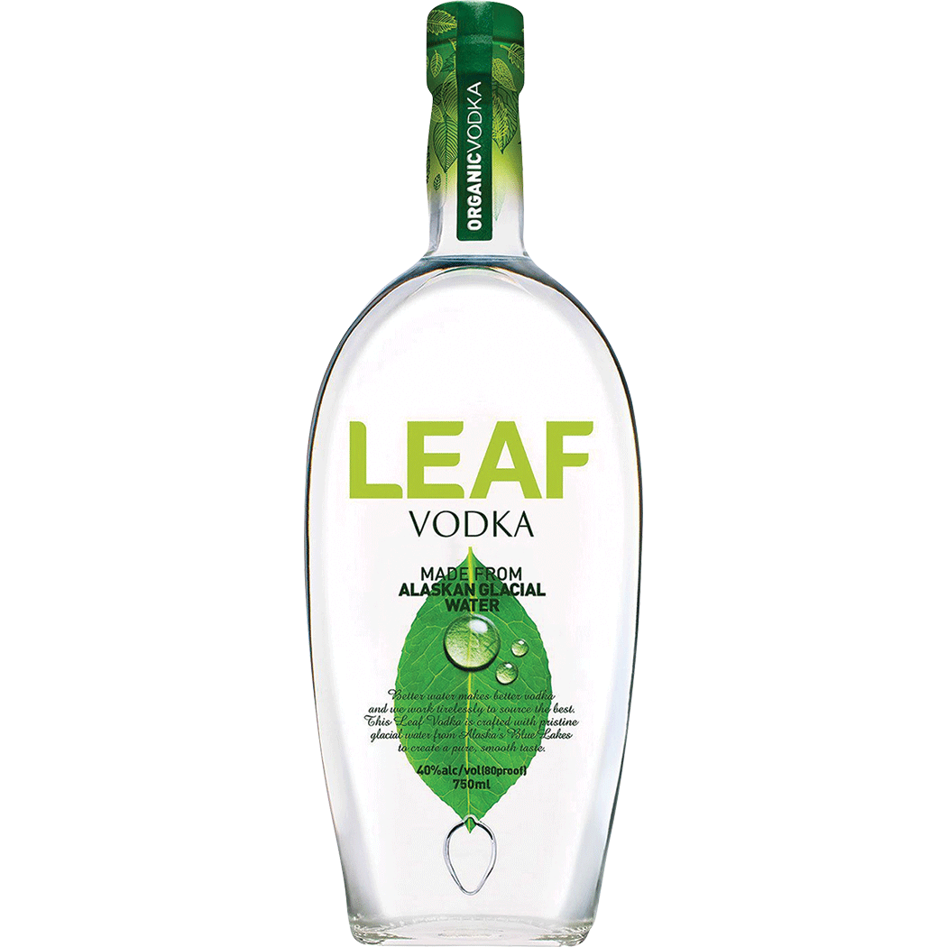 Leaf Alaskan Glacial Water Vodka (80 proof) 750 ml - Cork & Mash