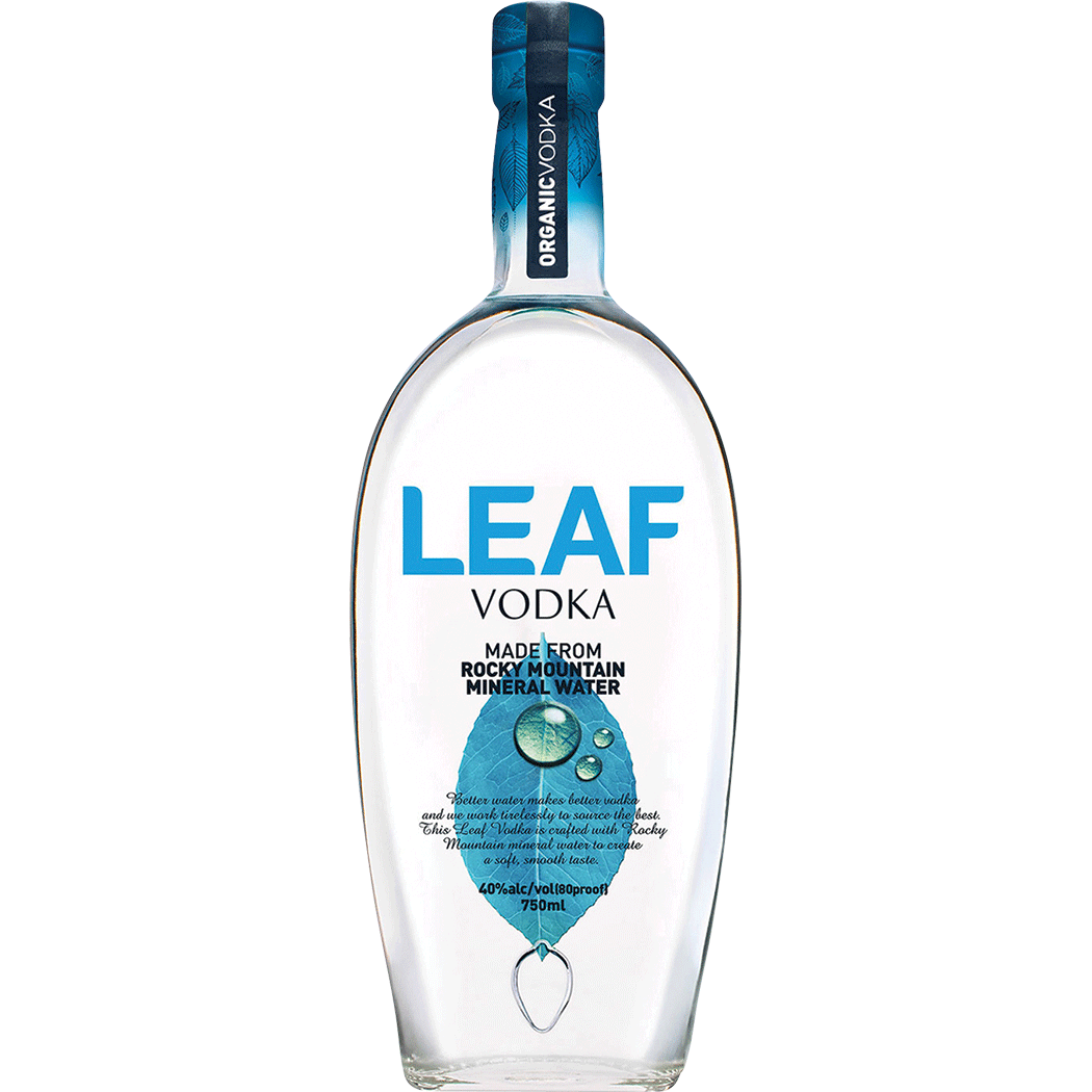 Leaf Rocky Mountain Mineral Water Vodka 750ml - Cork & Mash