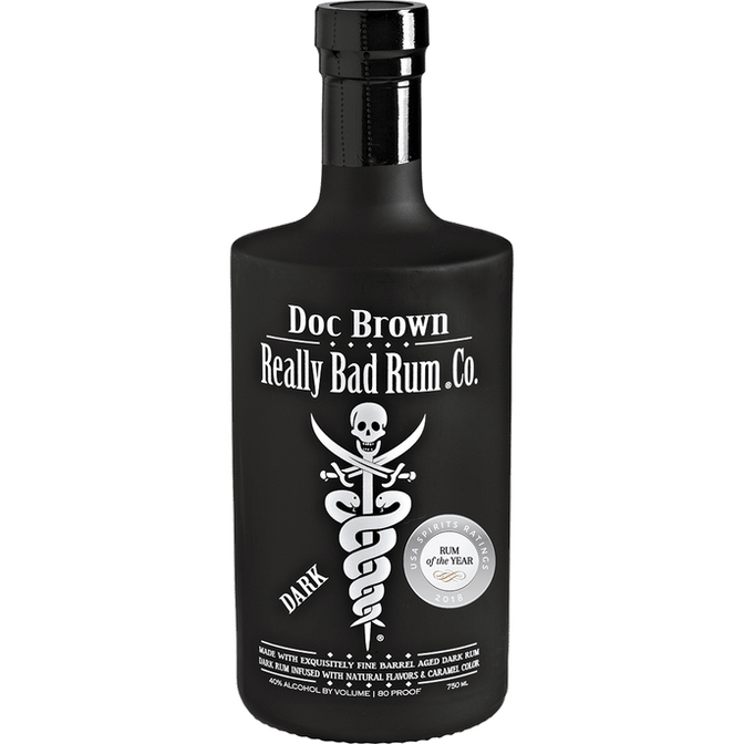 Sugar Works Distillery Doc Brown Really Bad Rum Dark 750 ml - Cork & Mash