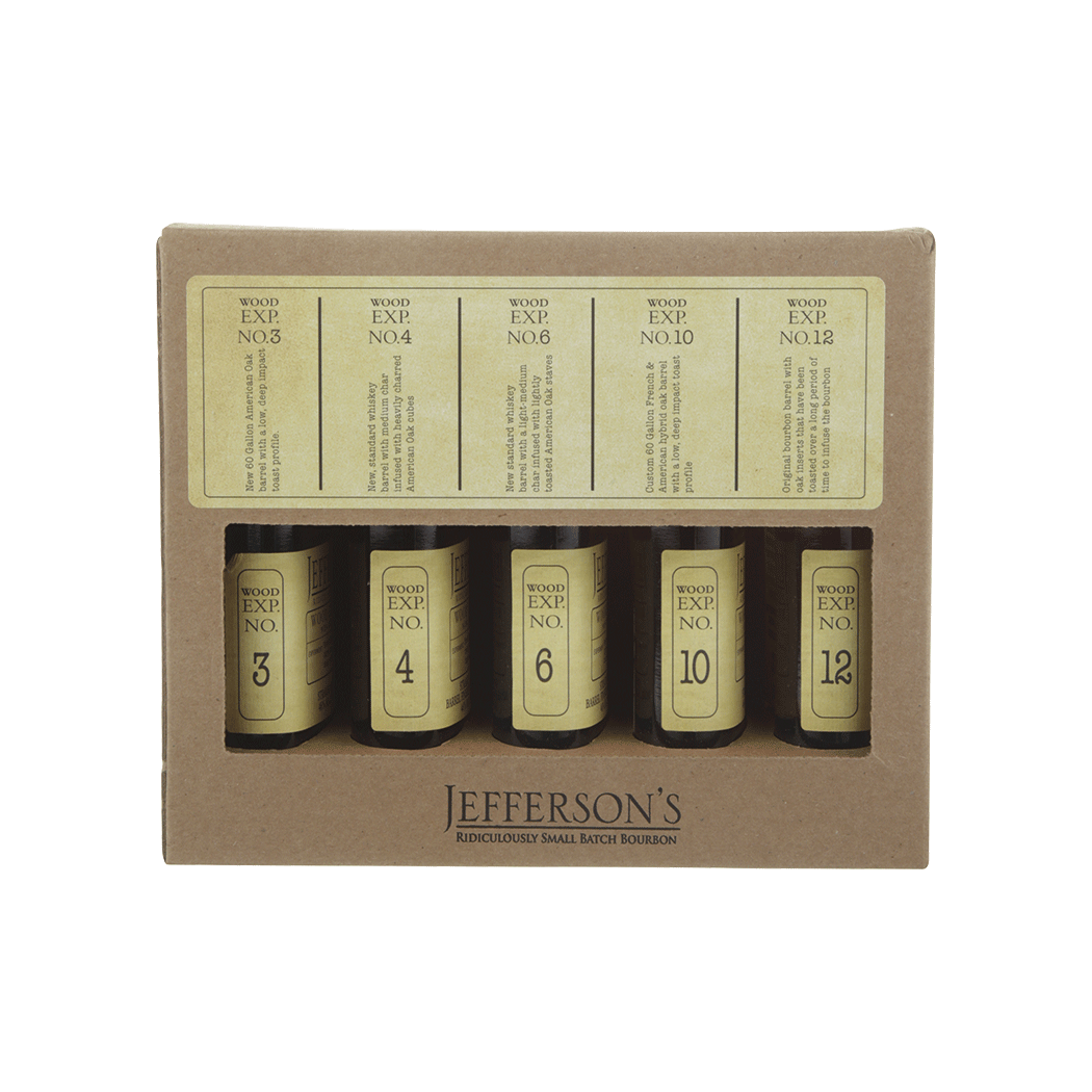 Jeffersons Wood Experiment Collection (5pk) 200 ml - Cork & Mash