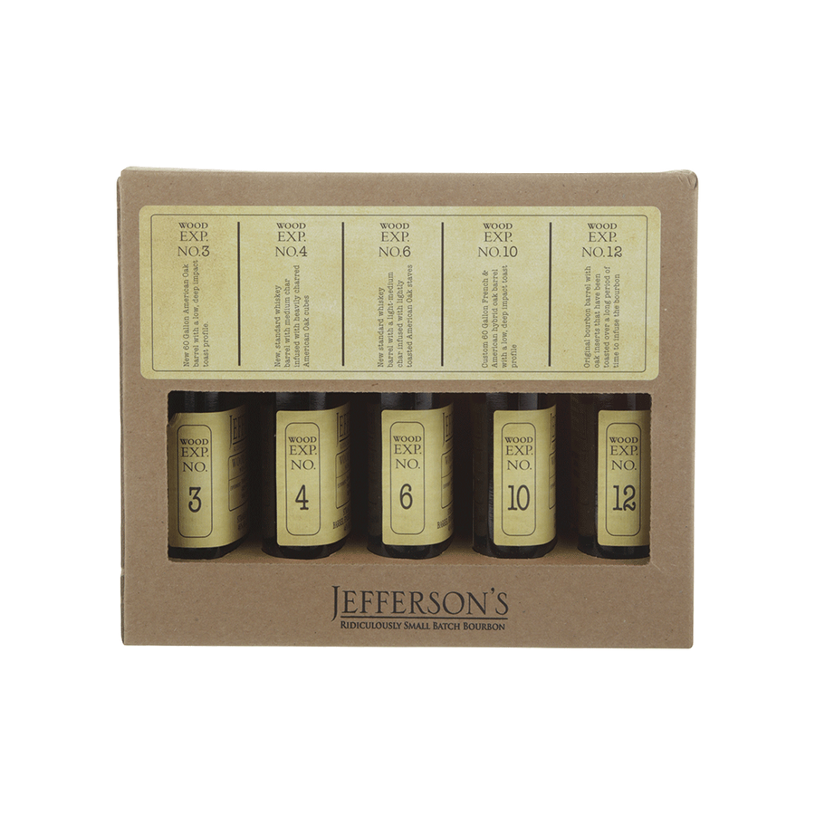 Jeffersons Wood Experiment Collection (5pk) 200 ml - Cork & Mash