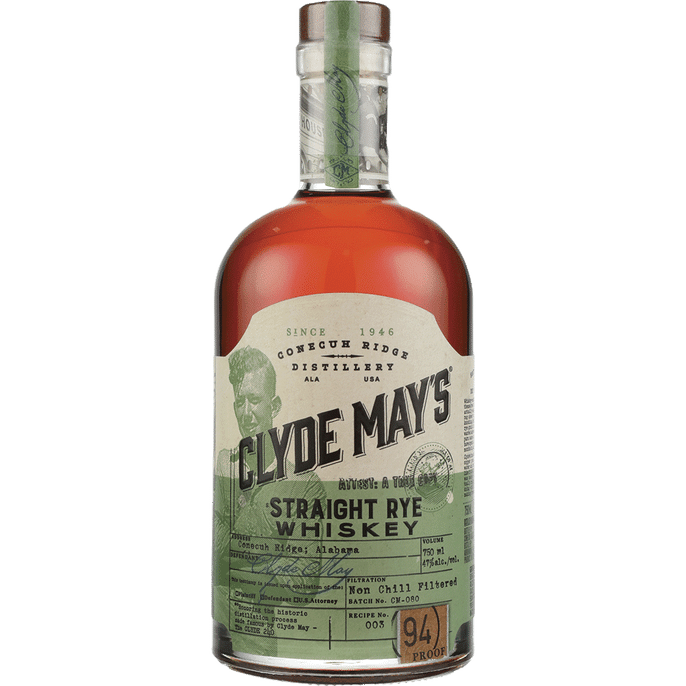 Clyde Mays Straight Rye Whiskey 750 ml - Cork & Mash