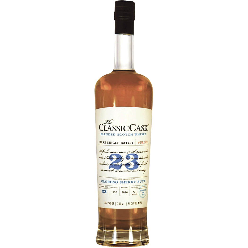 The Classic Cask Old Oloroso Sherry Finish 23 year 750 ml - Cork & Mash