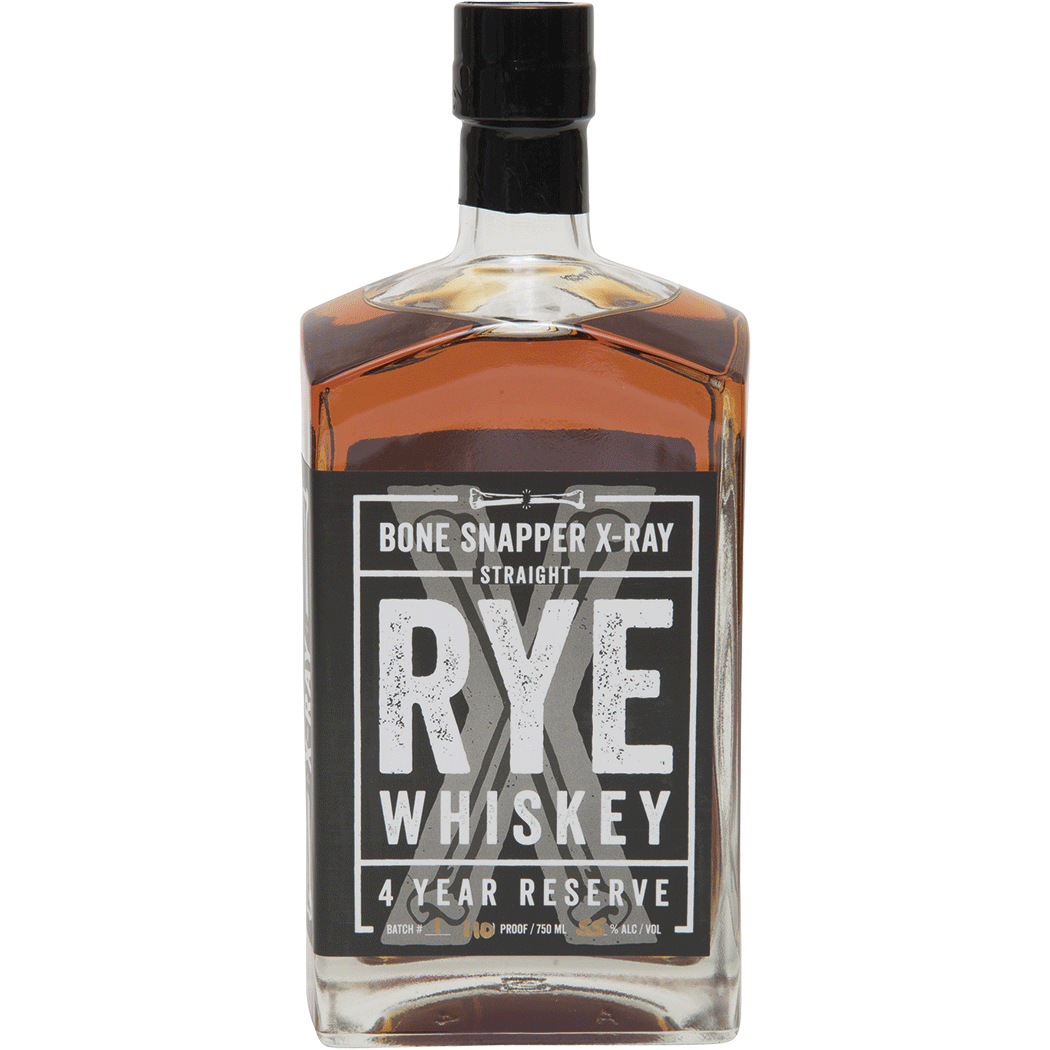 Bone Snapper X-Ray Rye Whiskey 4 Year Reserve 750ml - Cork & Mash