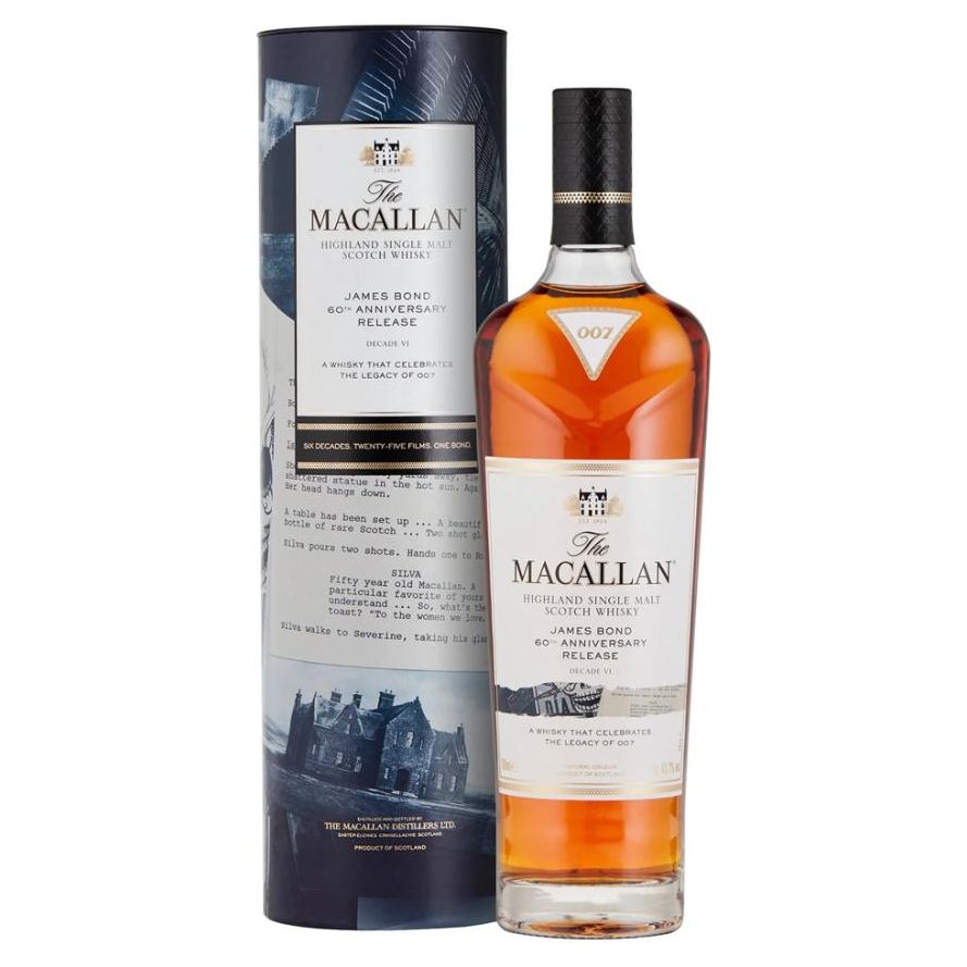 The Macallan James Bond 60th Anniversary Release Decade VI 750ml - Cork & Mash