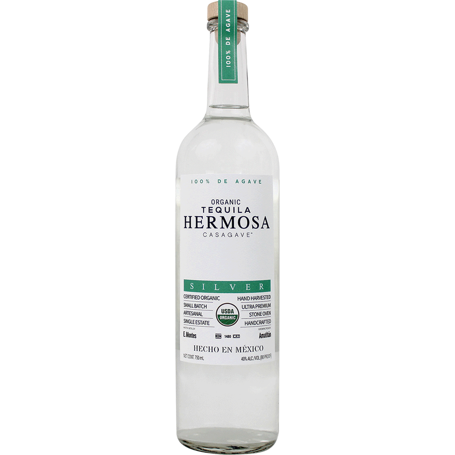 Hermosa Organic SIlver Tequila 750 ml - Cork & Mash