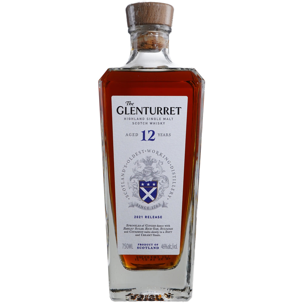 The Glenturret Highland Single Malt Scotch Whisky 12 year 750ml - Cork & Mash