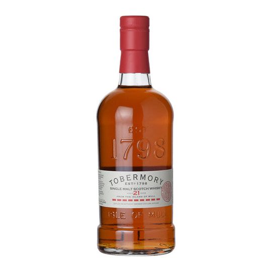 Tobermory 21 Year Old Cask Strength Single Malt Whisky Manzanilla Finish 750 ml - Cork & Mash