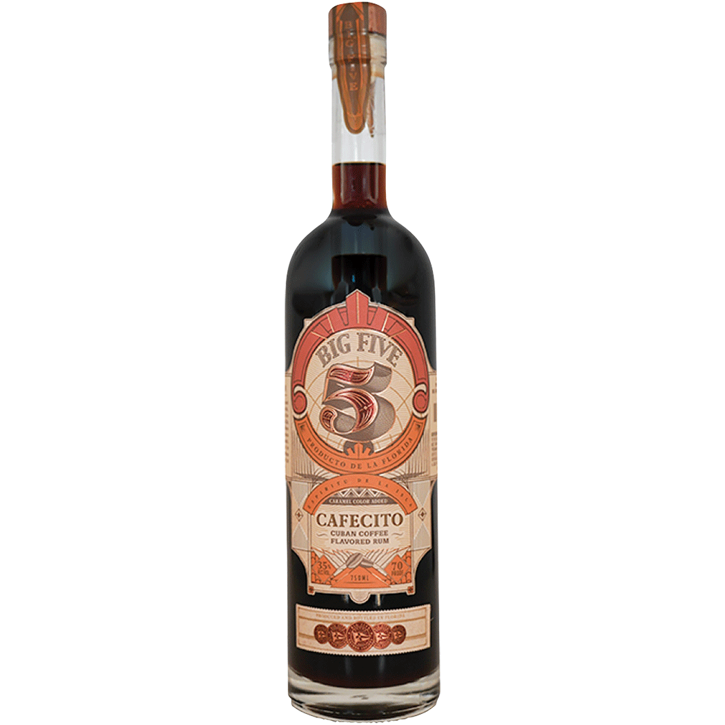 Big Five Cafecito Cuban Coffee Rum 750 ml - Cork & Mash