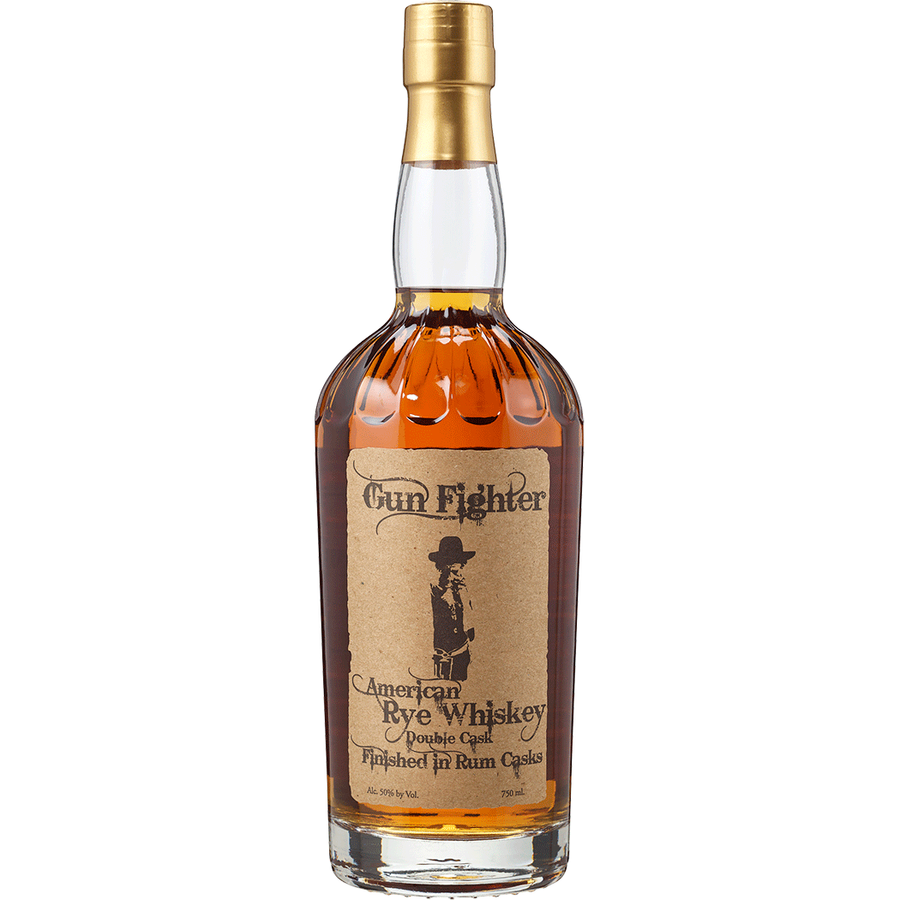 Gun Fighter American Rye Whiskey Double Cask Finished in Rum Cask 750 ml - Cork & Mash