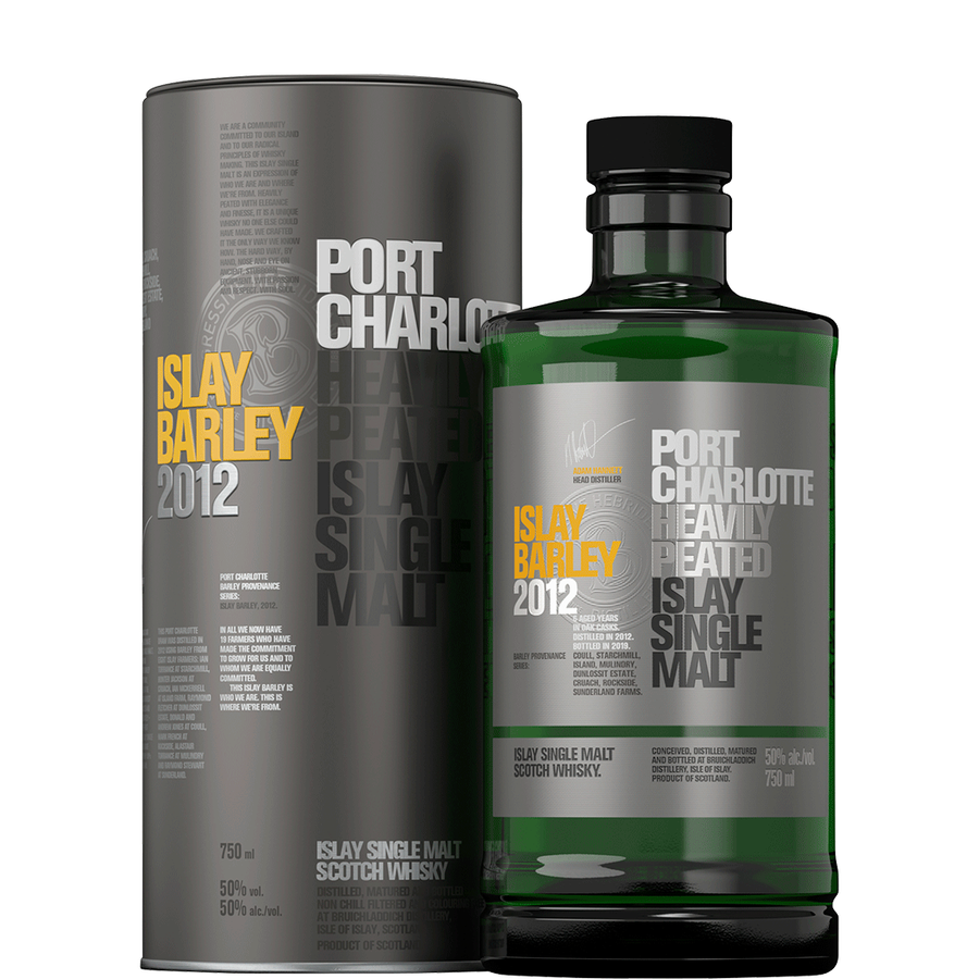 Bruichladdich Port Charlotte Heavy Peated Islay Barley 2011 Single Malt Scotch 750 ml - Cork & Mash