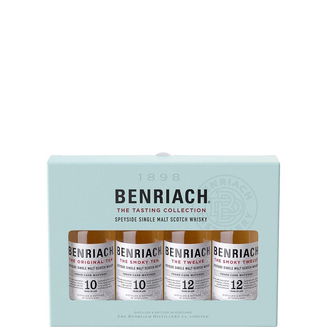 Benriach Tasting Collection Speyside Single Malt (4 pack) - Cork & Mash