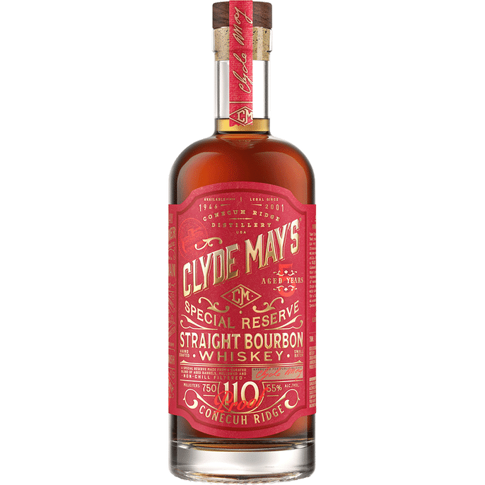 Clyde May's Special Reserve Straight Bourbon 110 Proof 6 year 750 ml - Cork & Mash