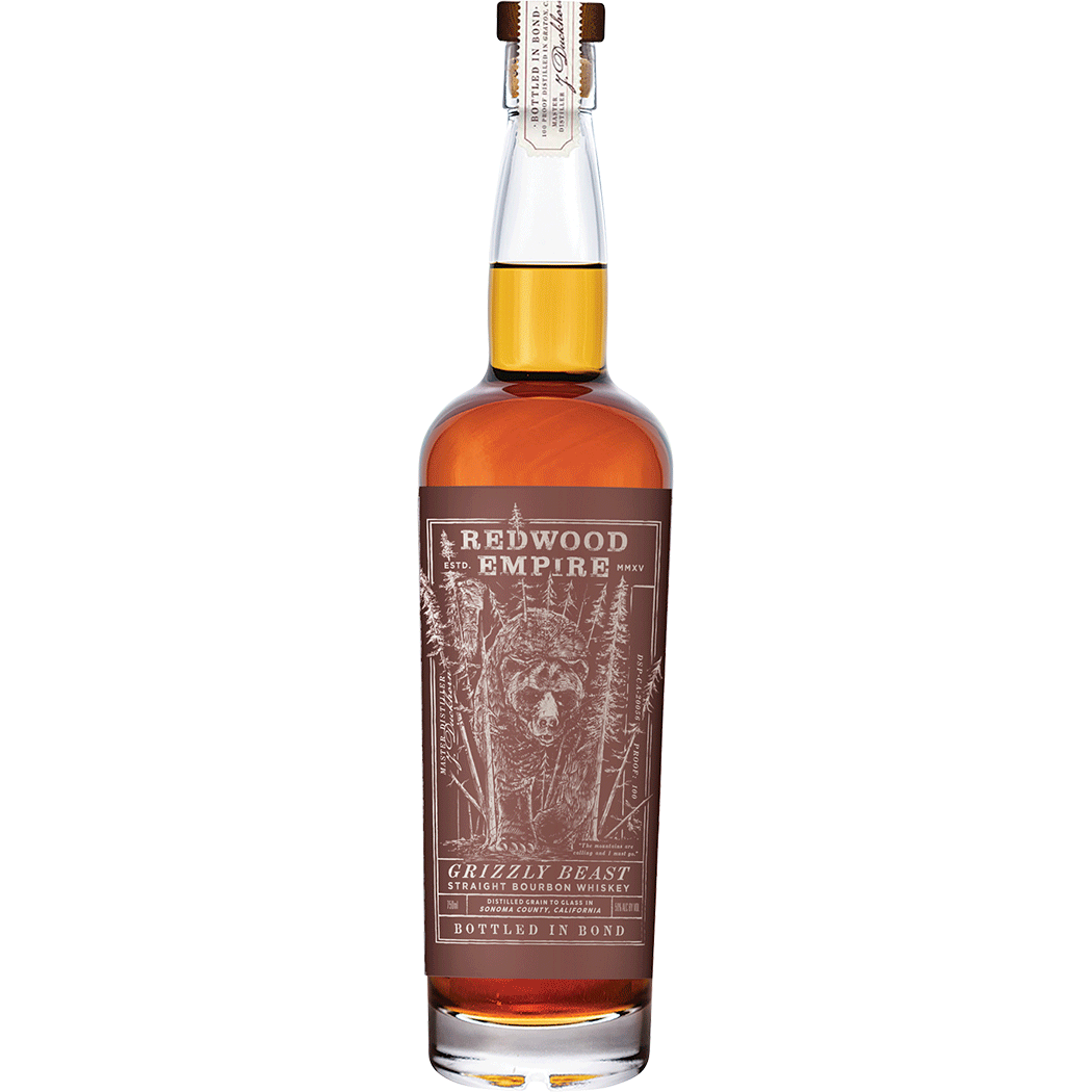 Redwood Empire Grizzly Beast Straight Bourbon 750ml - Cork & Mash