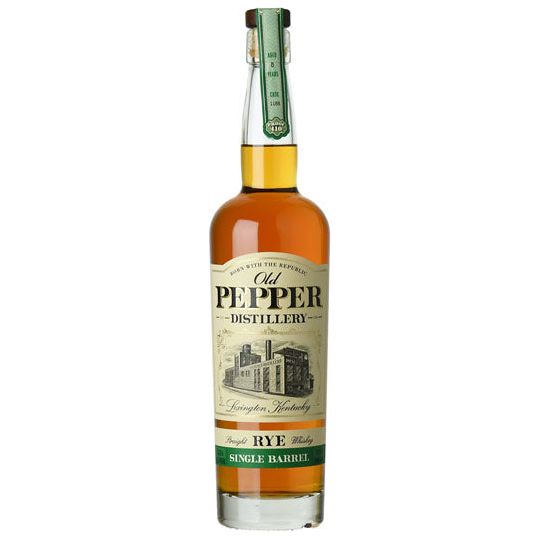 Old Pepper Single Barrel Rye Barrel Proof 750 ml - Cork & Mash