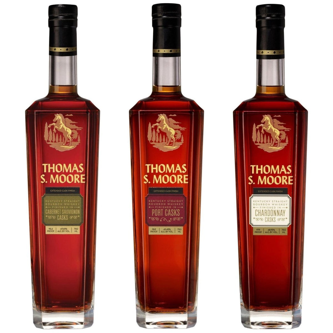 Thomas S. Moore Extended Cask Finish Kentucky Straight Bourbon Finished in Cabernet Sauvignon 750 ml - Cork & Mash