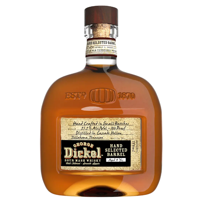 George Dickel Sour Mash Whiskey Hand Selected Barrel (#023) 750 ml - Cork & Mash