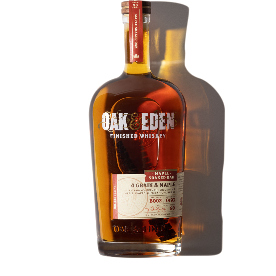 Oak and Eden 4 Grain & Maple 750ml - Cork & Mash