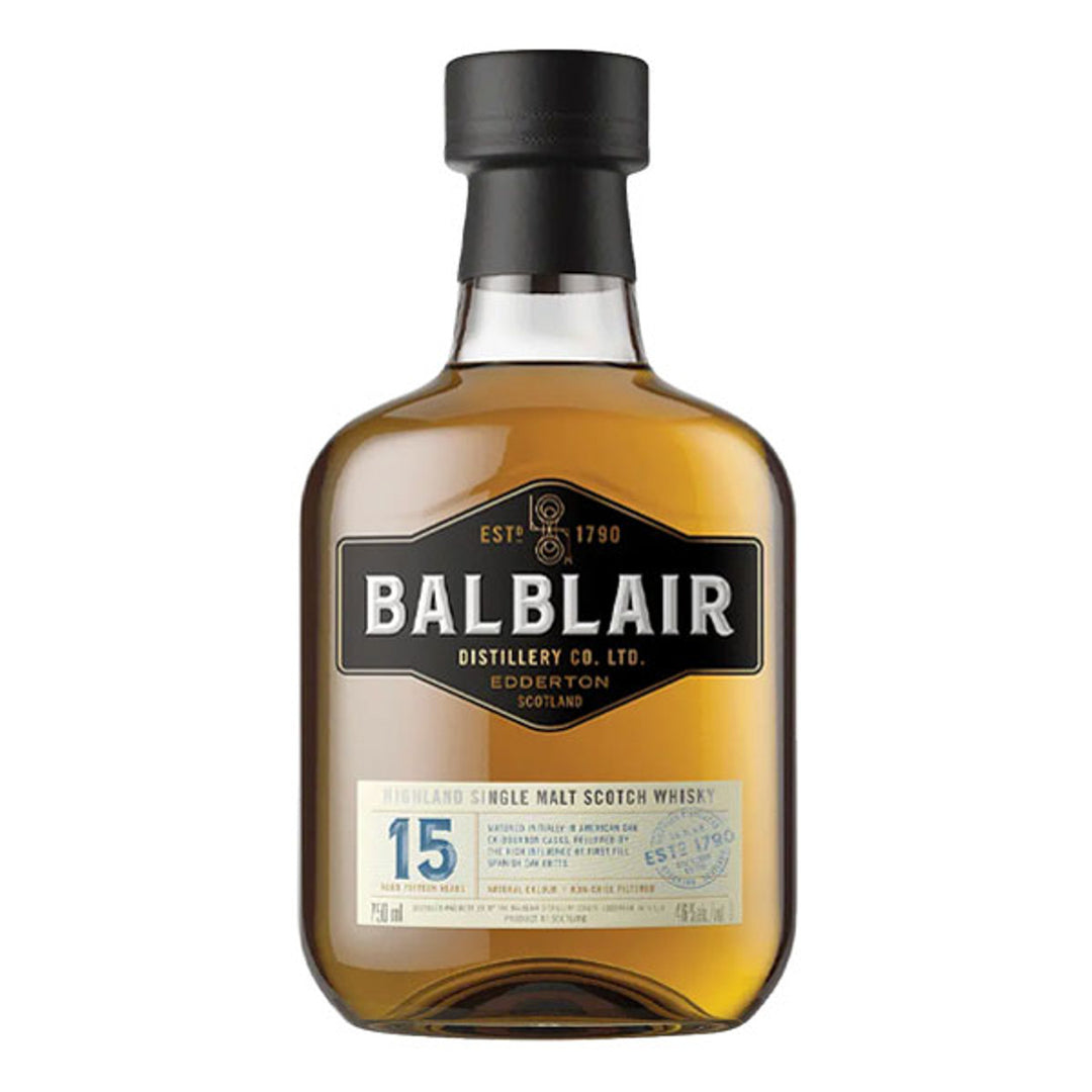 Balblair 15 Year Highland Single Malt Scotch 750ml - Cork & Mash