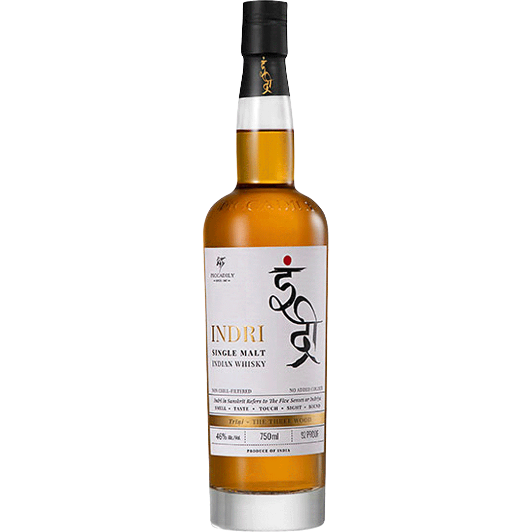 Indri Single Malt Indian Whisky 750ml - Cork & Mash