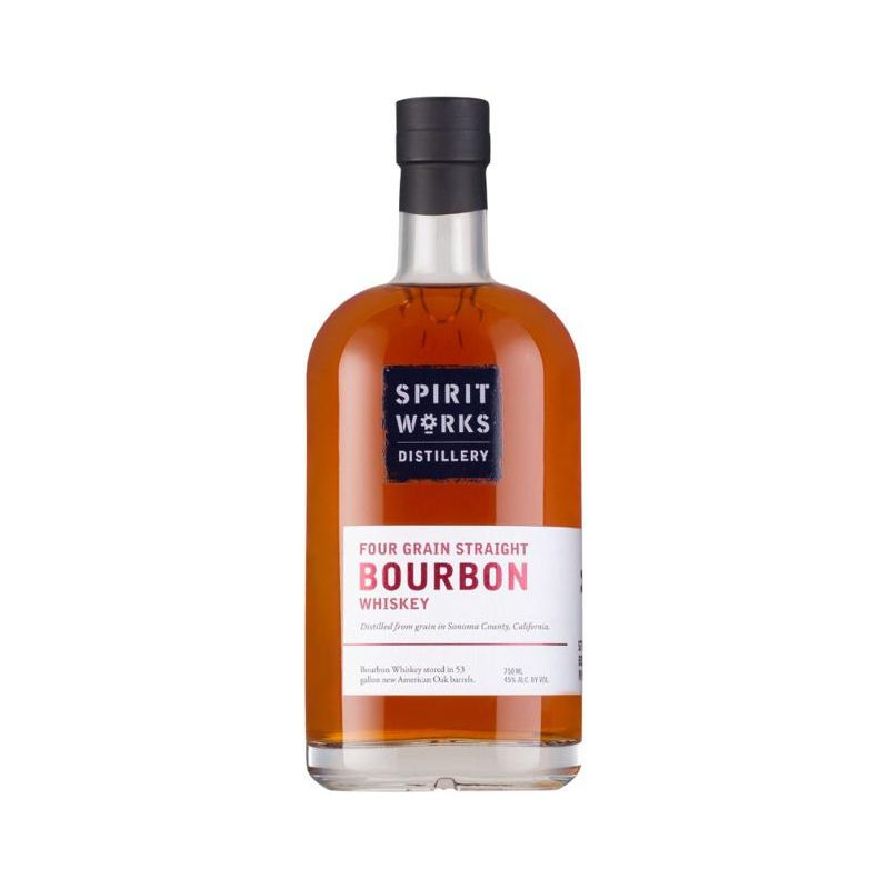 Spirits Works Distillery Four Grain Straight Bourbon Whiskey ( Batch # 006) 750 ml - Cork & Mash