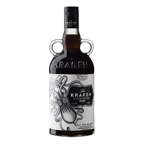 The Kraken Black Spiced Rum White Label 750ml - Cork & Mash